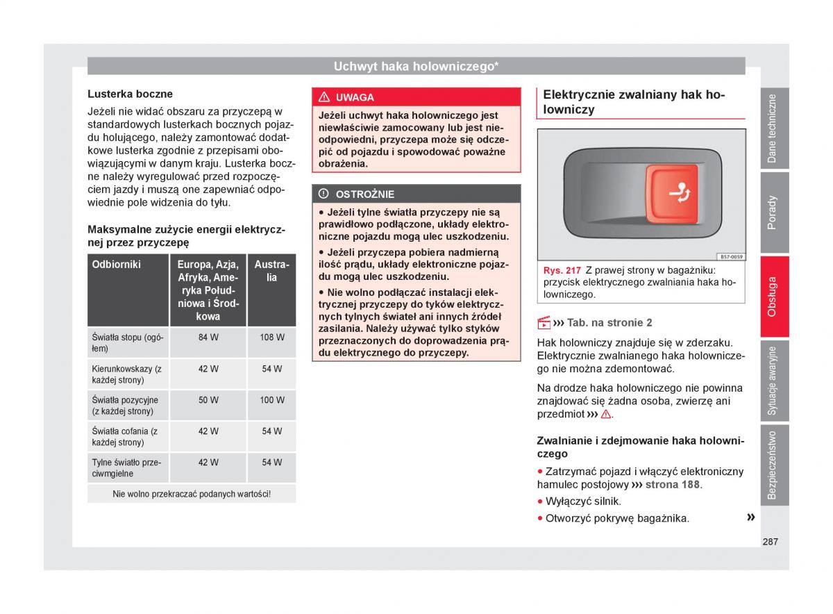 Seat Ateca instrukcja obslugi / page 289