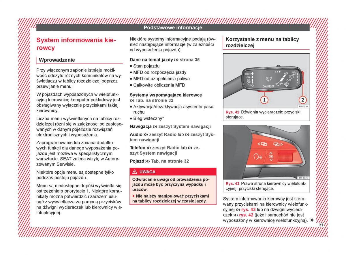 Seat Ateca instrukcja obslugi / page 33