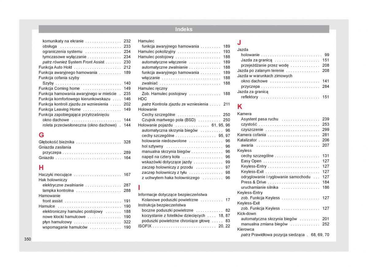 Seat Ateca instrukcja obslugi / page 352