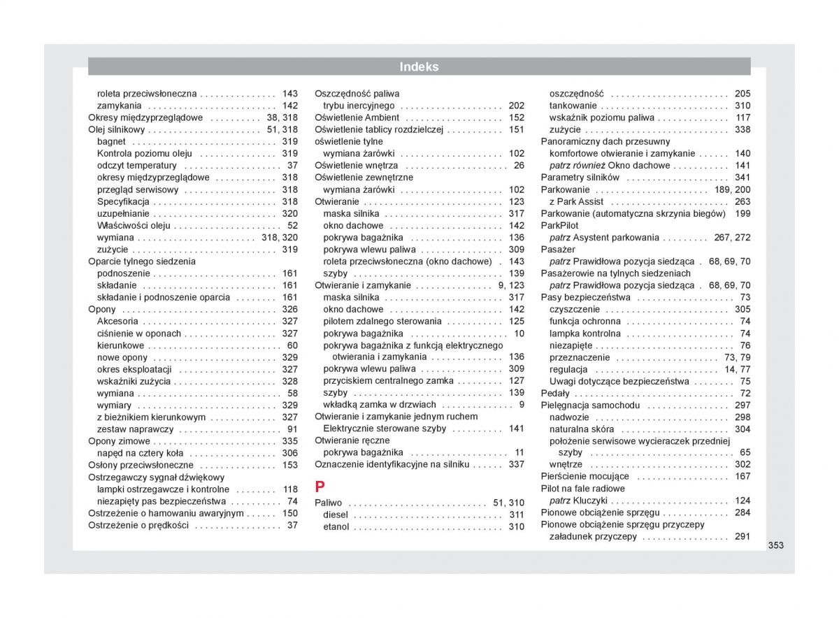 Seat Ateca instrukcja obslugi / page 355