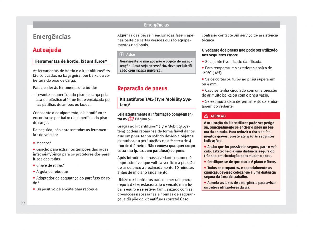 Seat Ateca manual del propietario / page 92