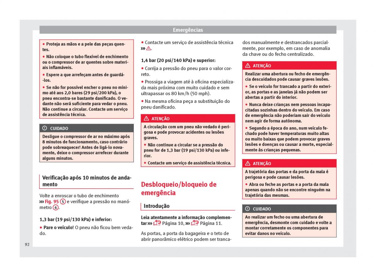 Seat Ateca manual del propietario / page 94