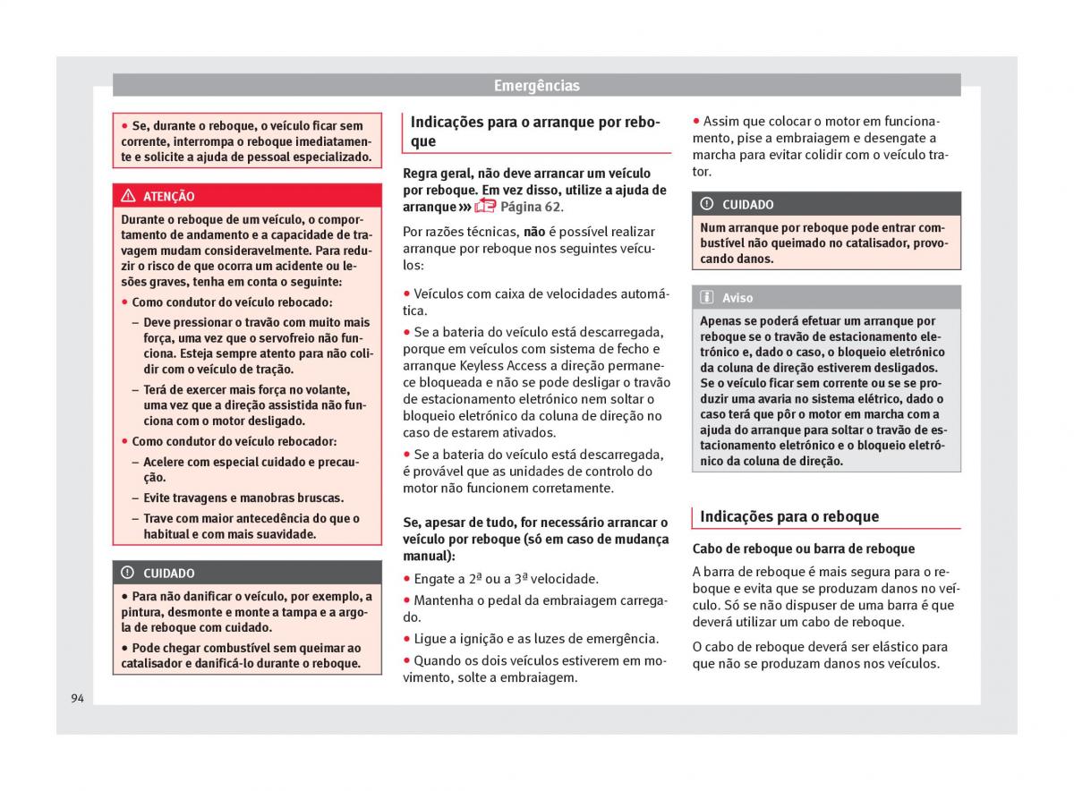 Seat Ateca manual del propietario / page 96