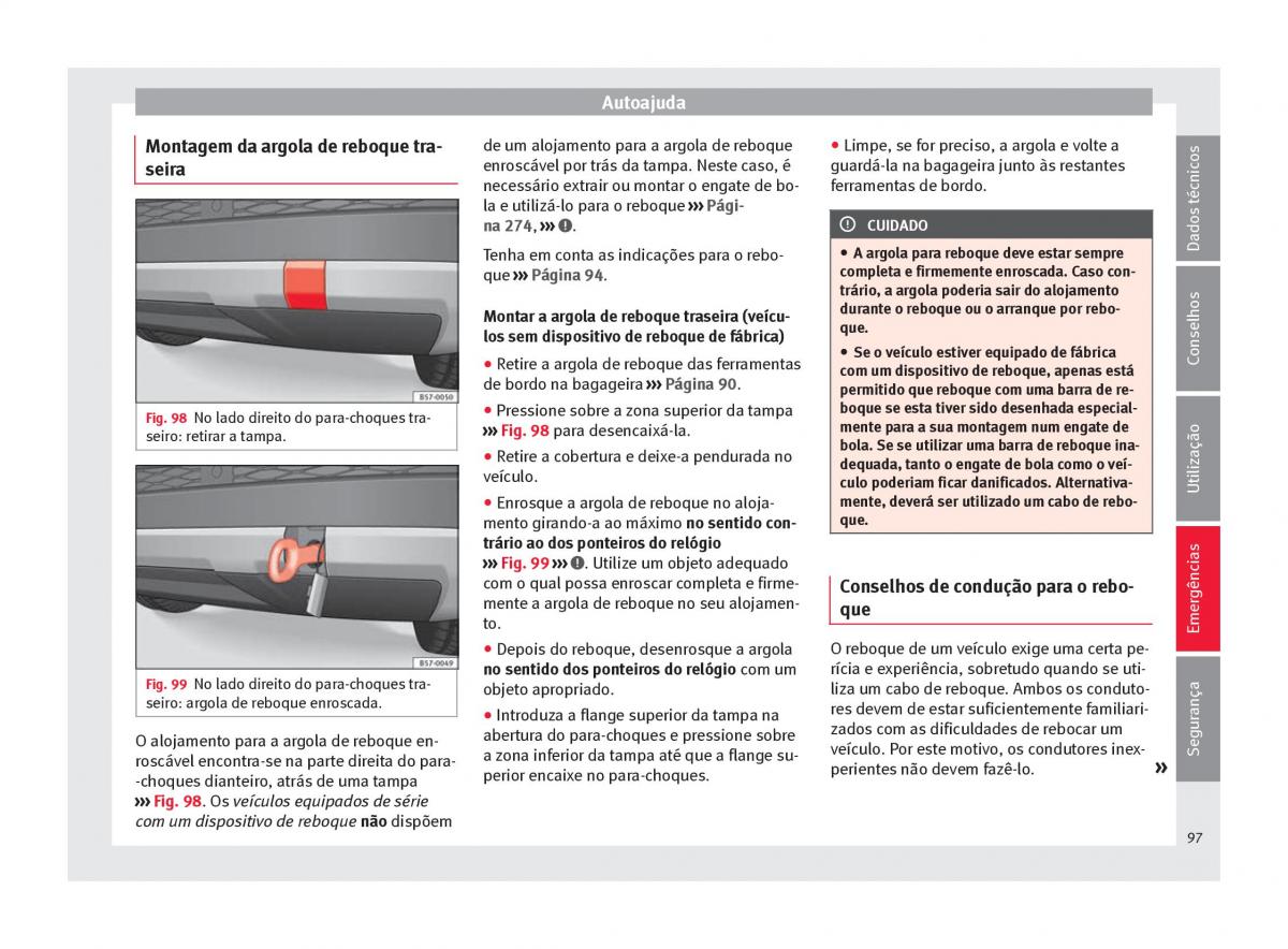 Seat Ateca manual del propietario / page 99