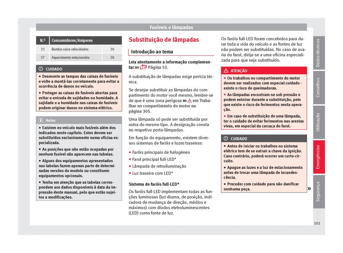 Seat Ateca manual del propietario / page 103