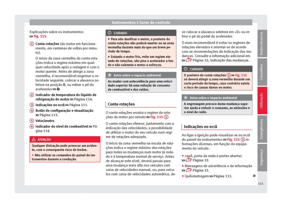 Seat Ateca manual del propietario / page 113