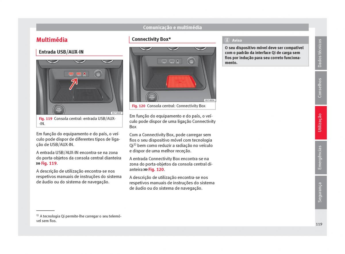 Seat Ateca manual del propietario / page 121