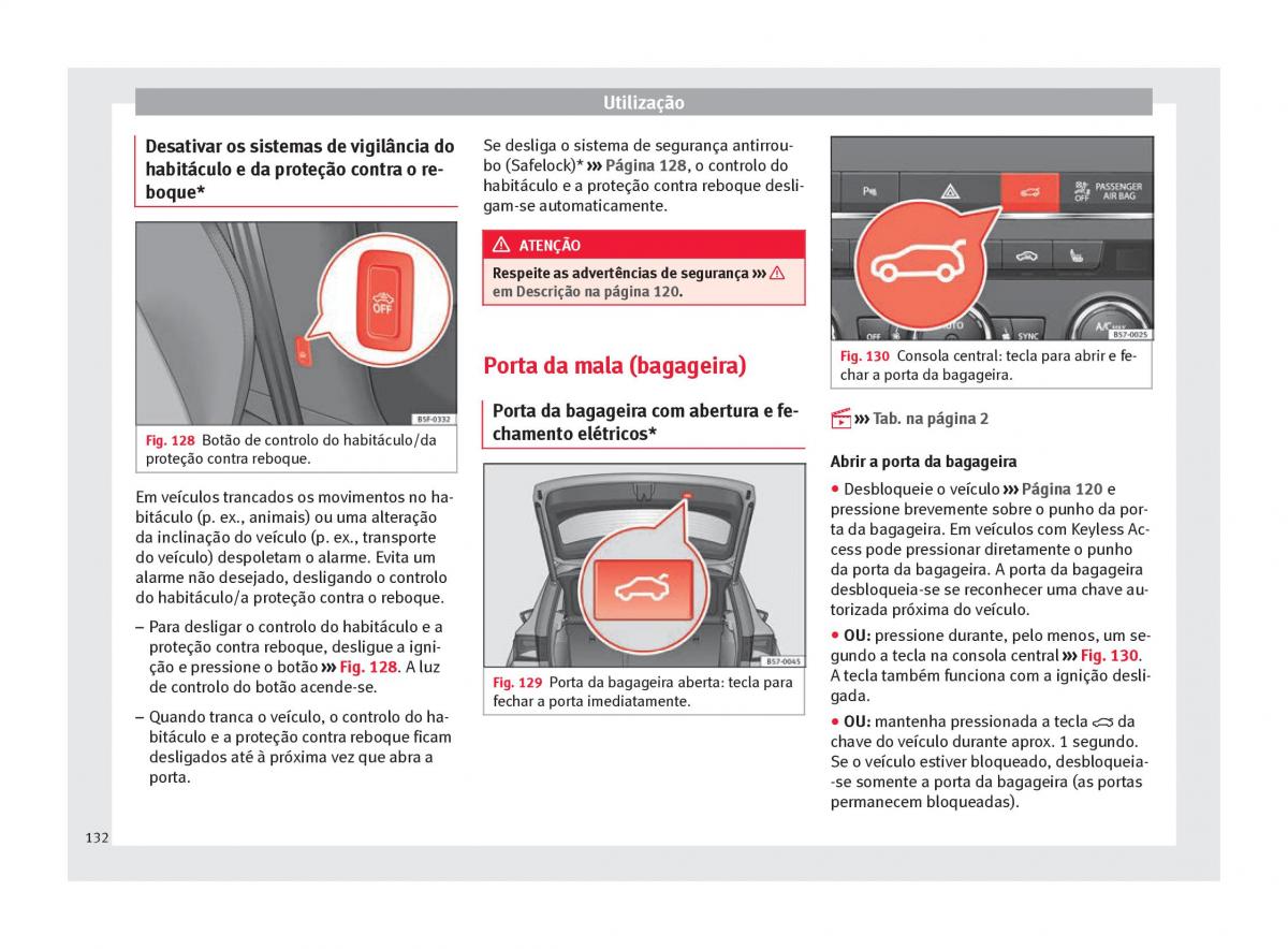 Seat Ateca manual del propietario / page 134