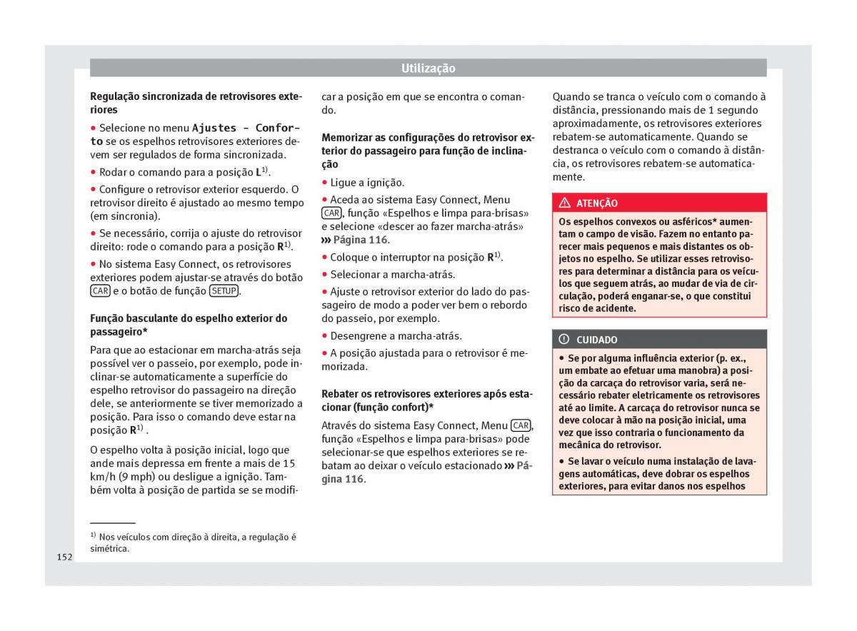 Seat Ateca manual del propietario / page 154