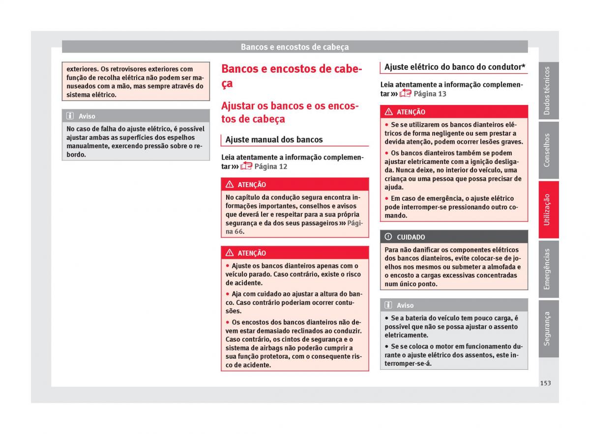 Seat Ateca manual del propietario / page 155