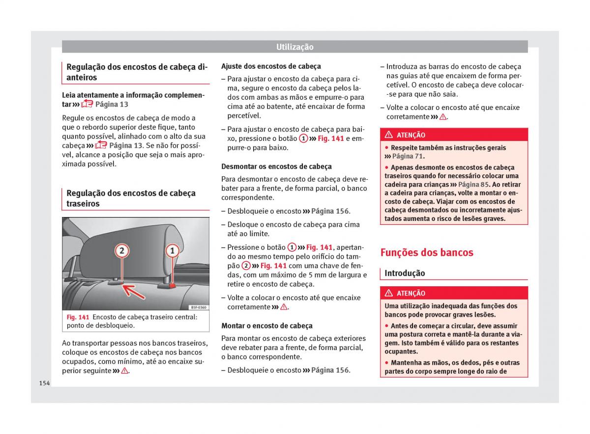 Seat Ateca manual del propietario / page 156