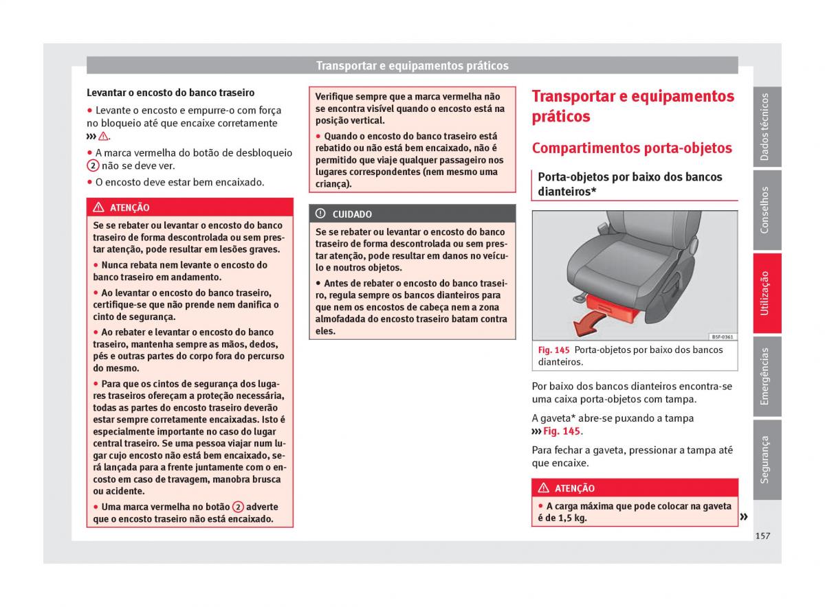 Seat Ateca manual del propietario / page 159