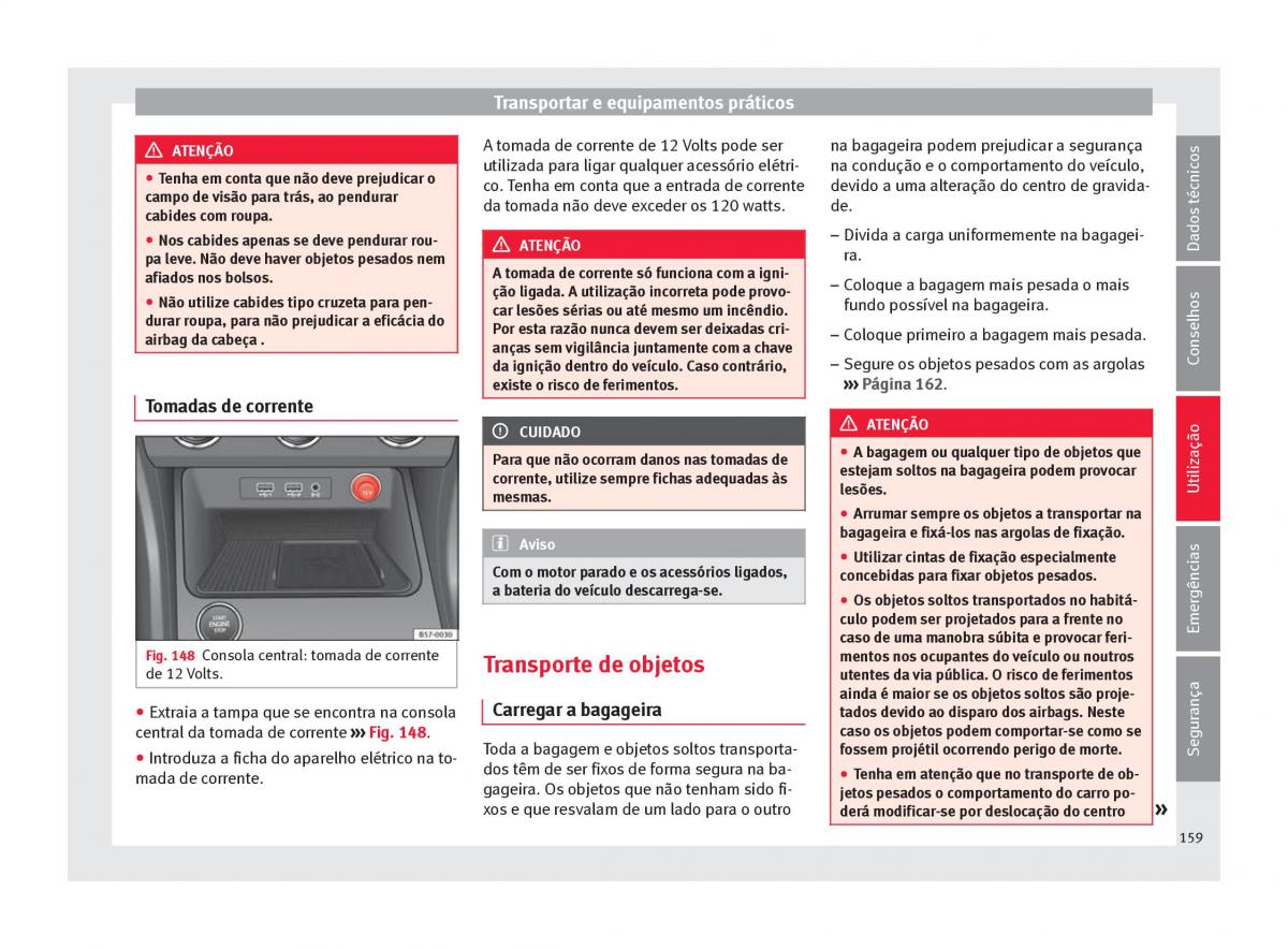 Seat Ateca manual del propietario / page 161