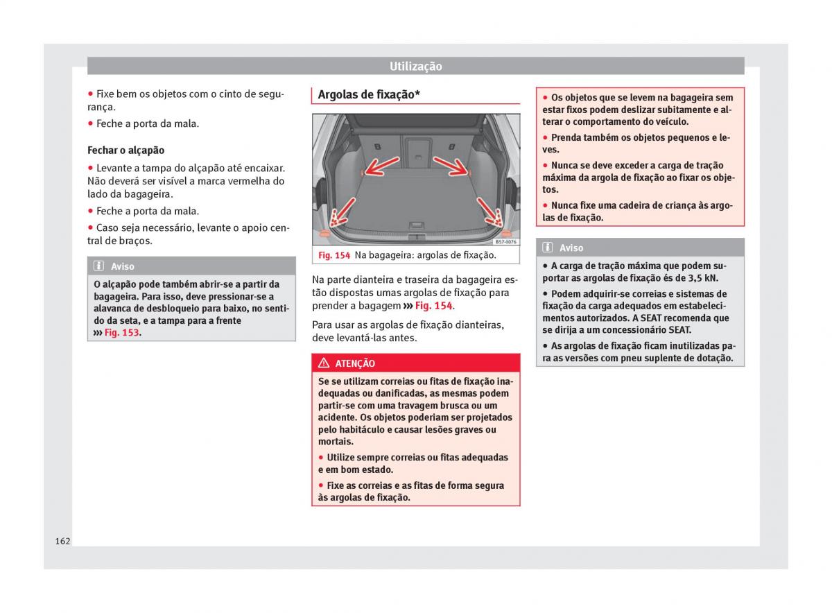 Seat Ateca manual del propietario / page 164