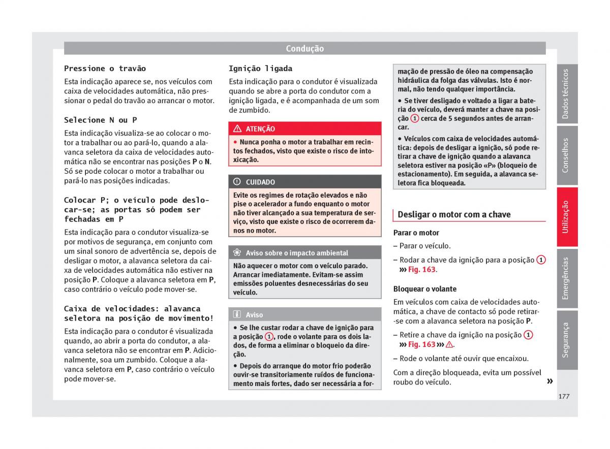 Seat Ateca manual del propietario / page 179