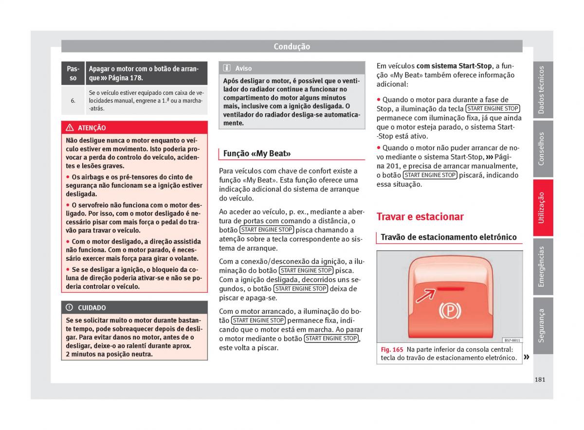 Seat Ateca manual del propietario / page 183