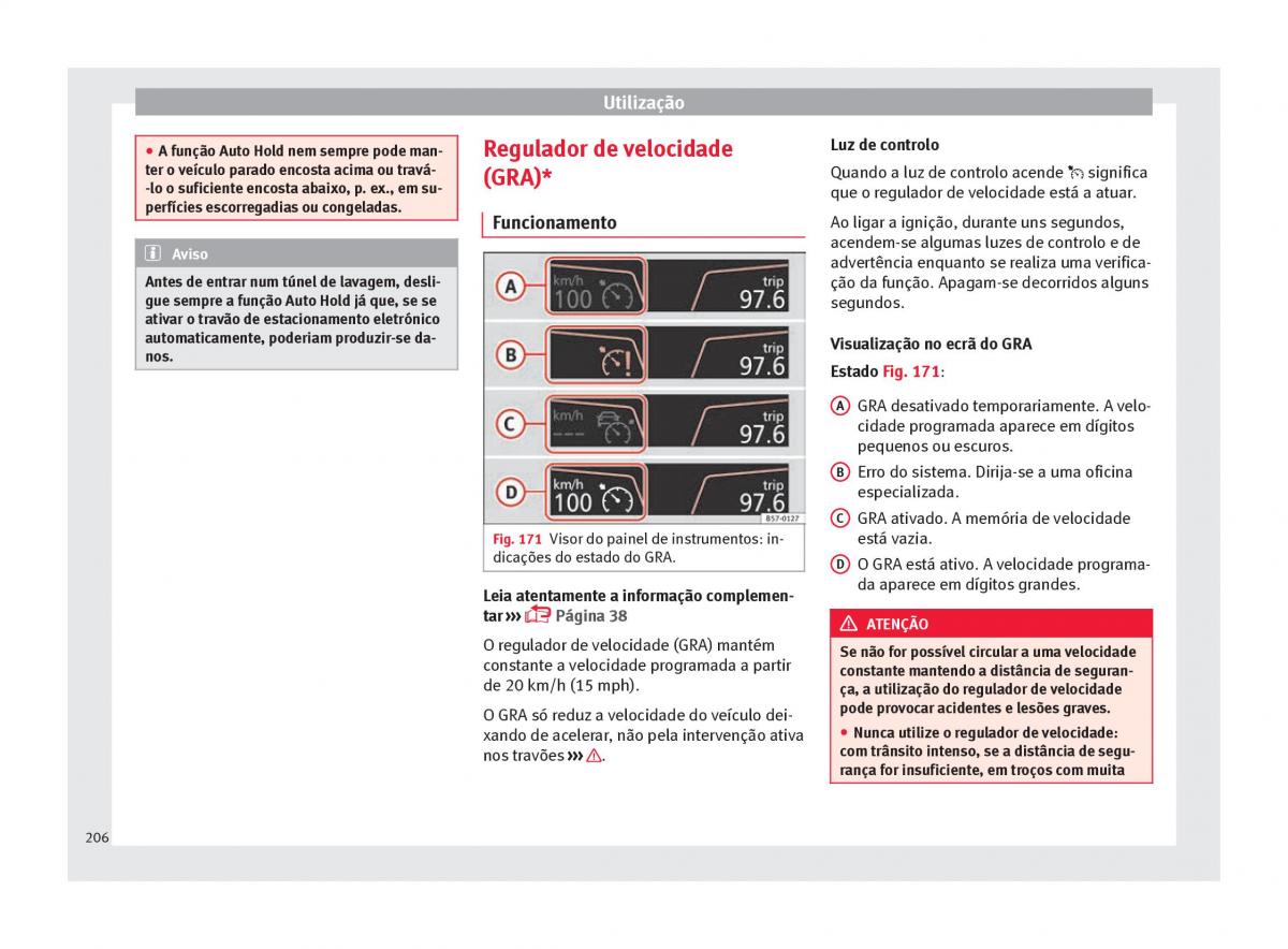 Seat Ateca manual del propietario / page 208