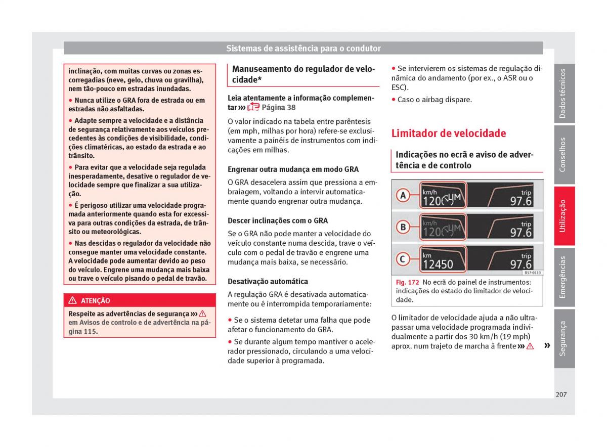 Seat Ateca manual del propietario / page 209