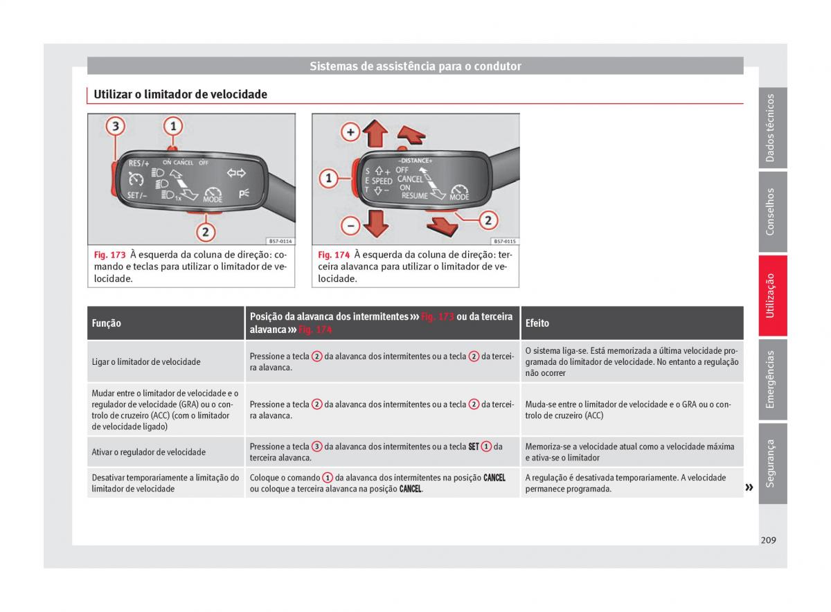 Seat Ateca manual del propietario / page 211