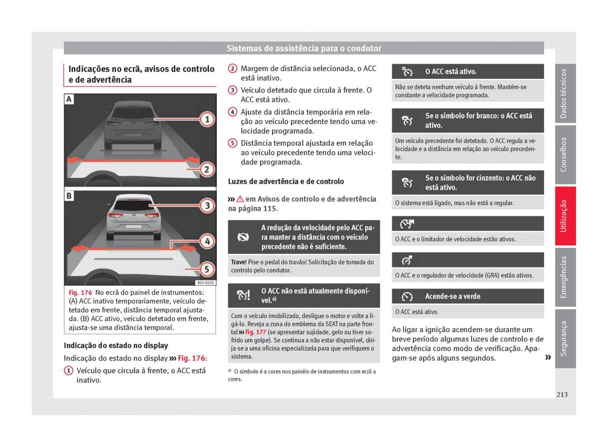 Seat Ateca manual del propietario / page 215