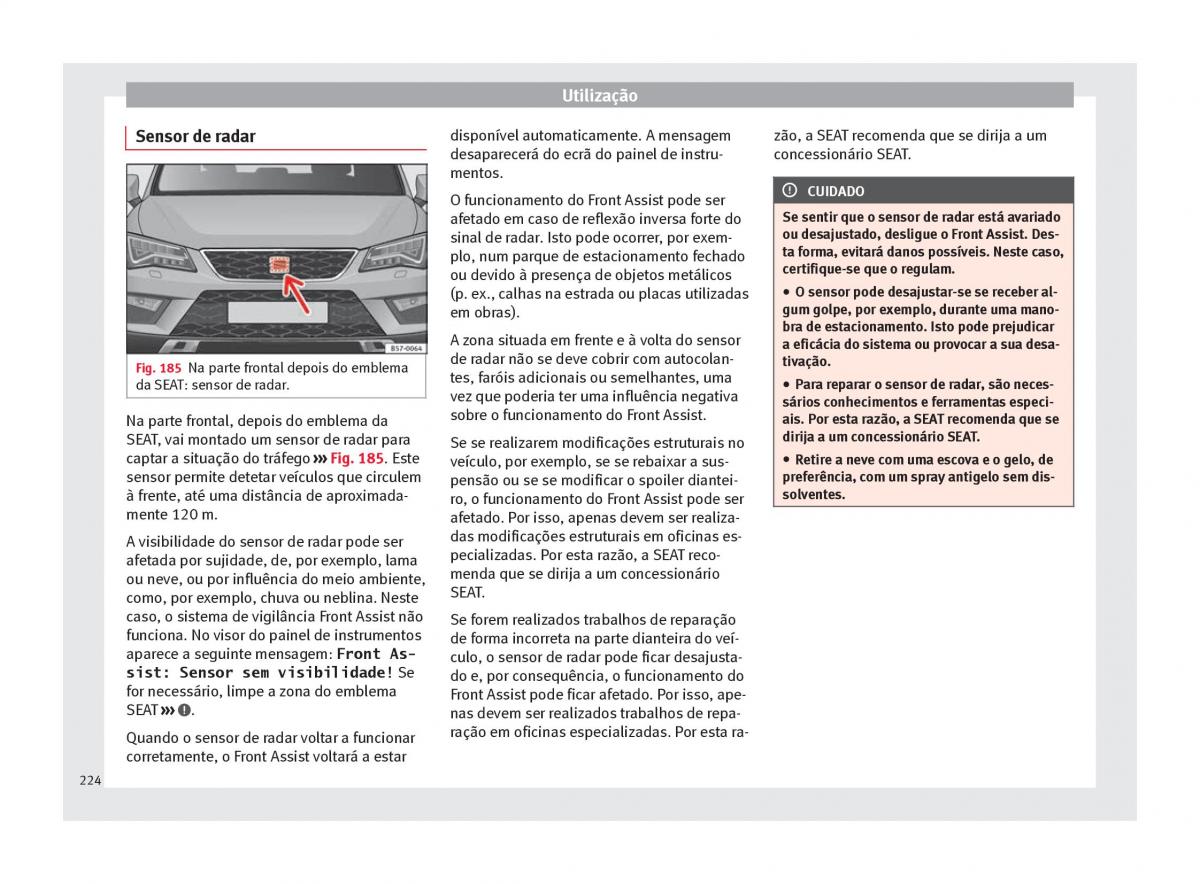 Seat Ateca manual del propietario / page 226