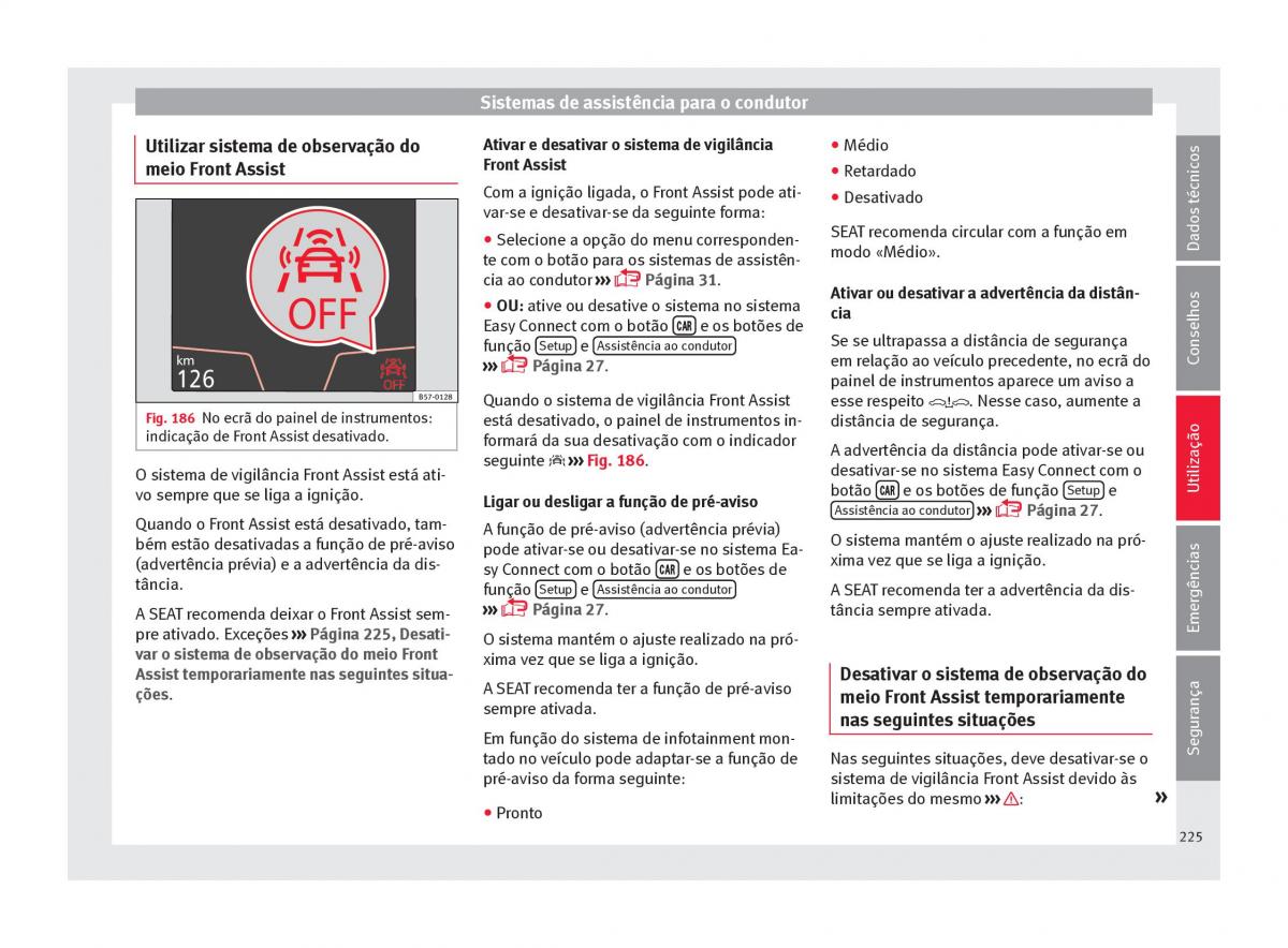 Seat Ateca manual del propietario / page 227