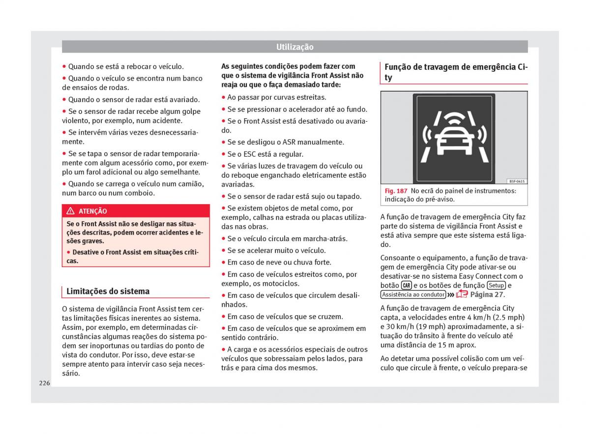 Seat Ateca manual del propietario / page 228