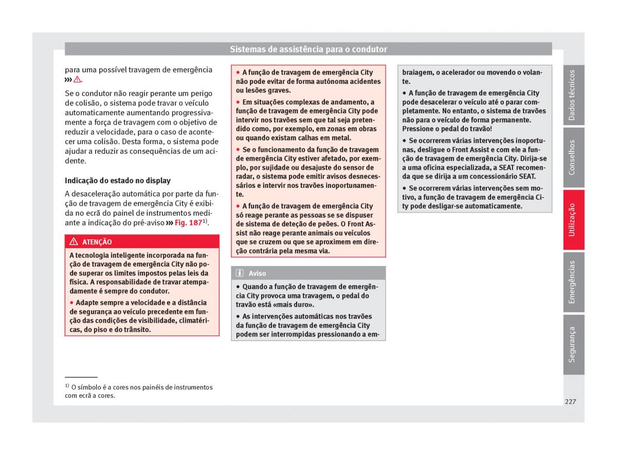 Seat Ateca manual del propietario / page 229