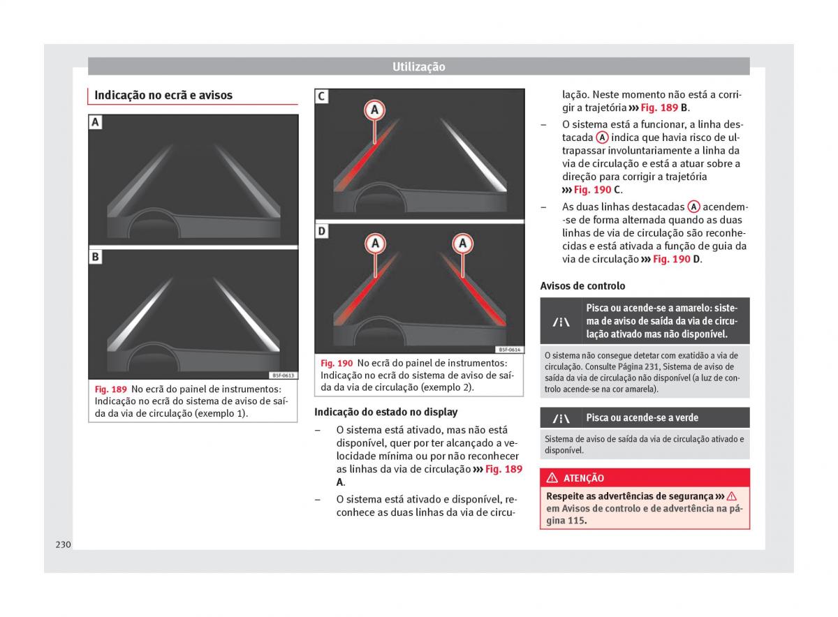 Seat Ateca manual del propietario / page 232