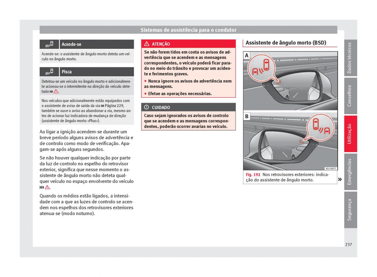 Seat Ateca manual del propietario / page 239