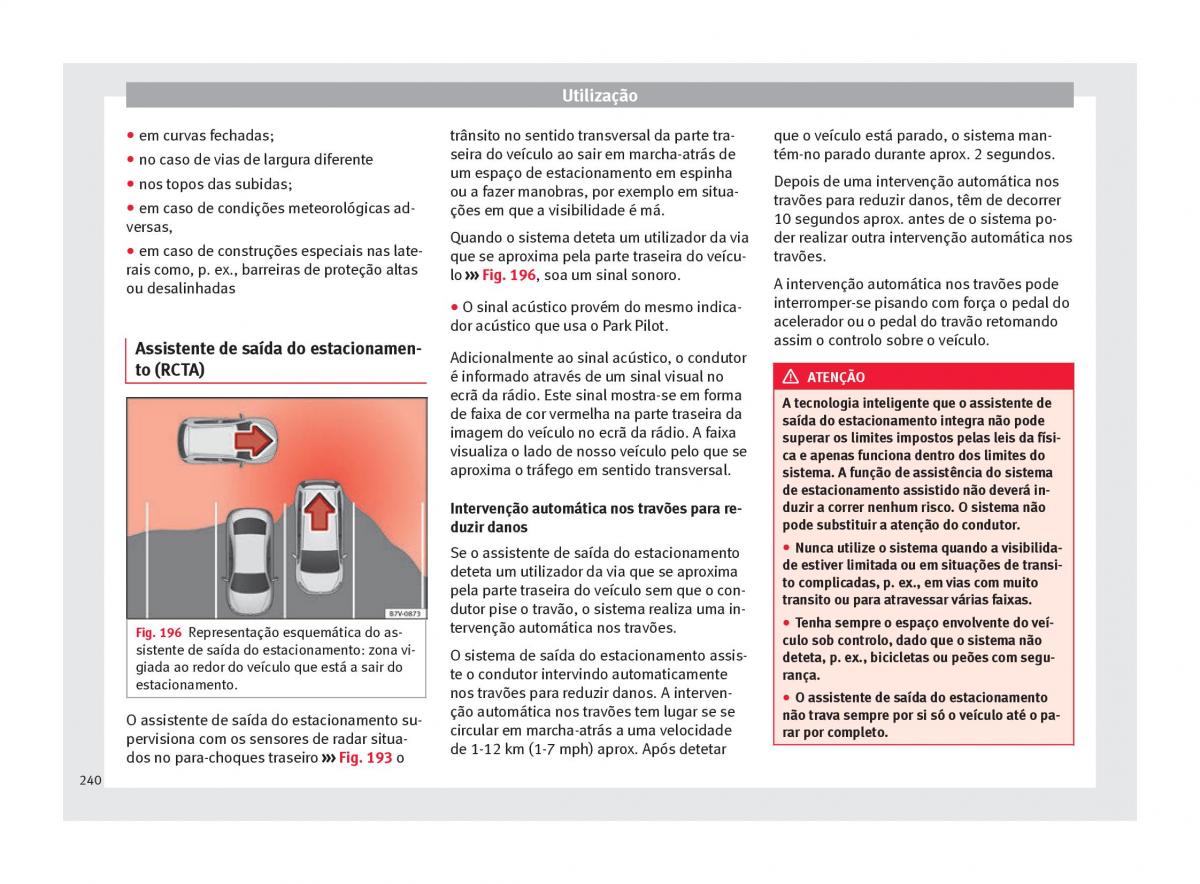 Seat Ateca manual del propietario / page 242