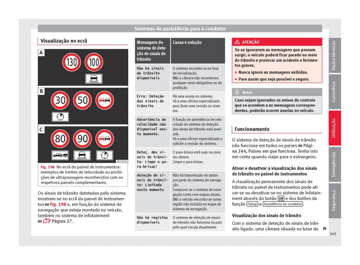 Seat Ateca manual del propietario / page 247