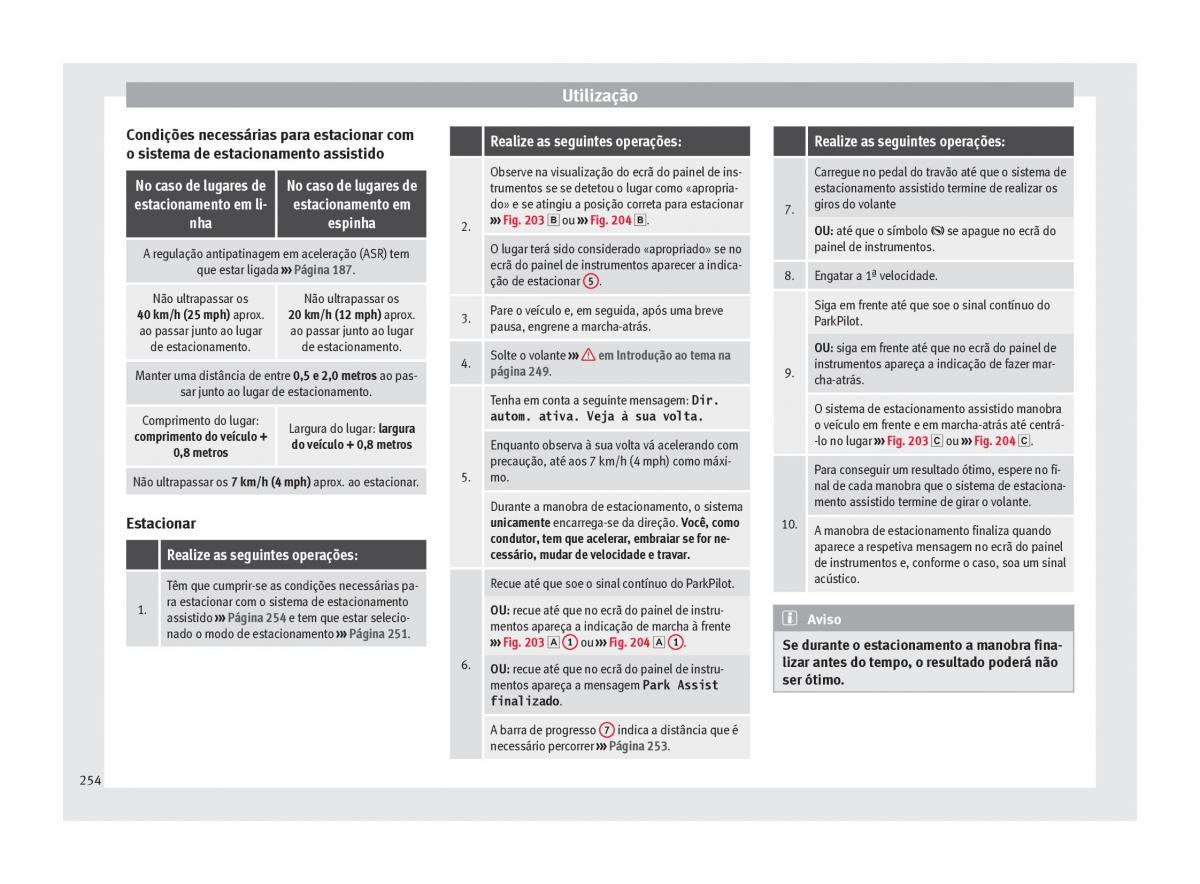 Seat Ateca manual del propietario / page 256