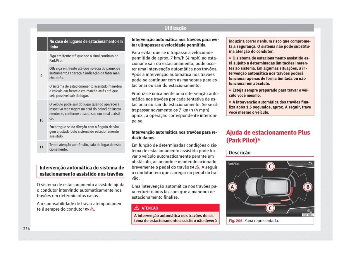 Seat Ateca manual del propietario / page 258