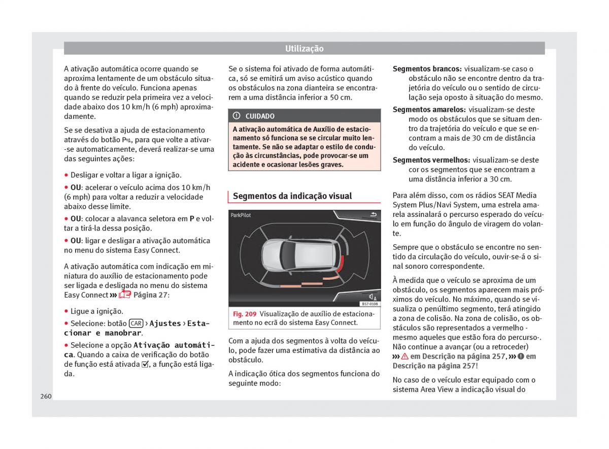 Seat Ateca manual del propietario / page 262