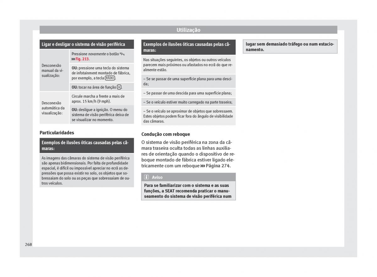 Seat Ateca manual del propietario / page 270