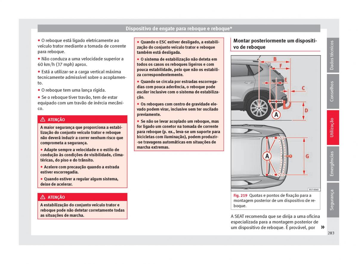 Seat Ateca manual del propietario / page 285