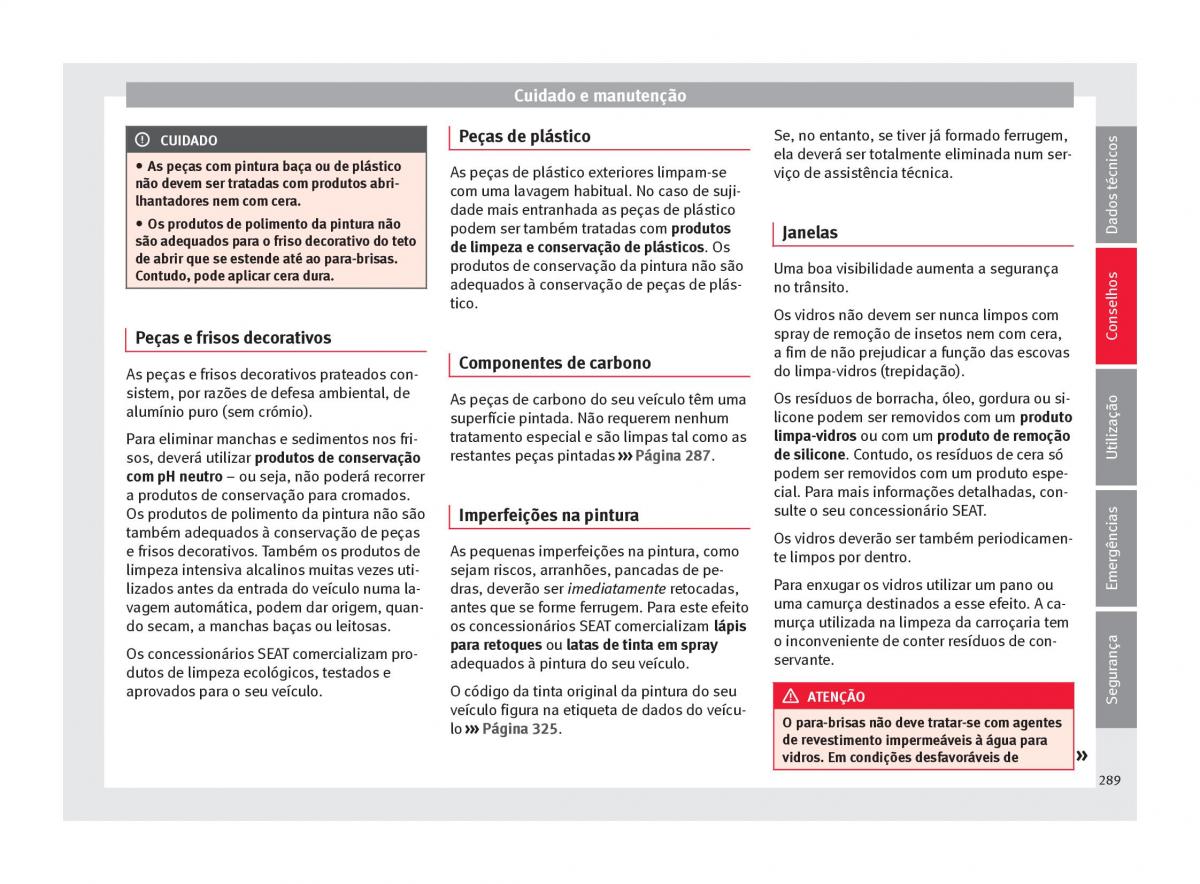 Seat Ateca manual del propietario / page 291