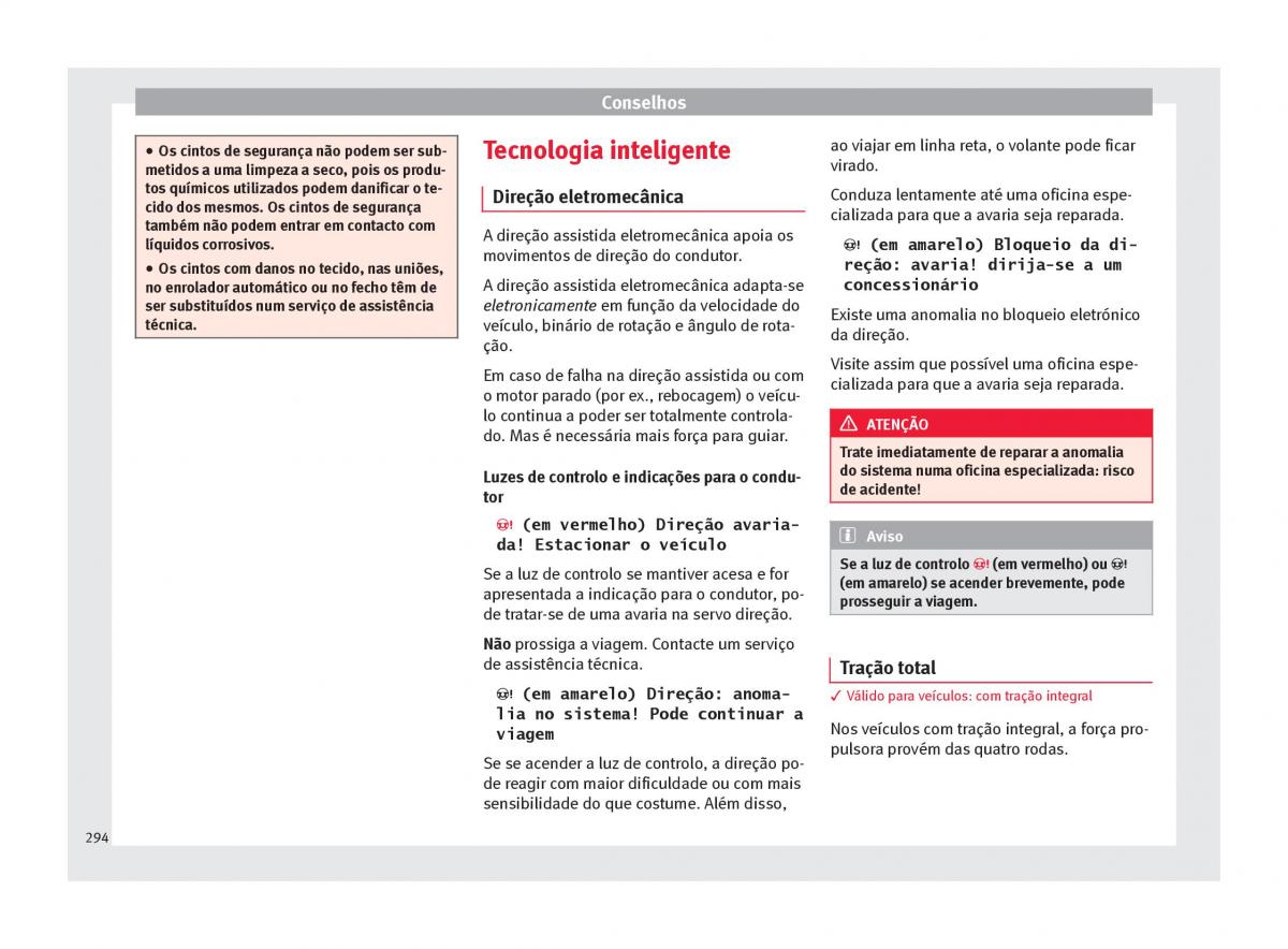 Seat Ateca manual del propietario / page 296