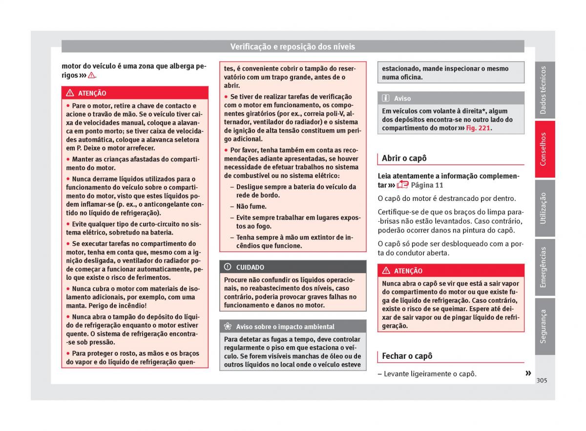 Seat Ateca manual del propietario / page 307