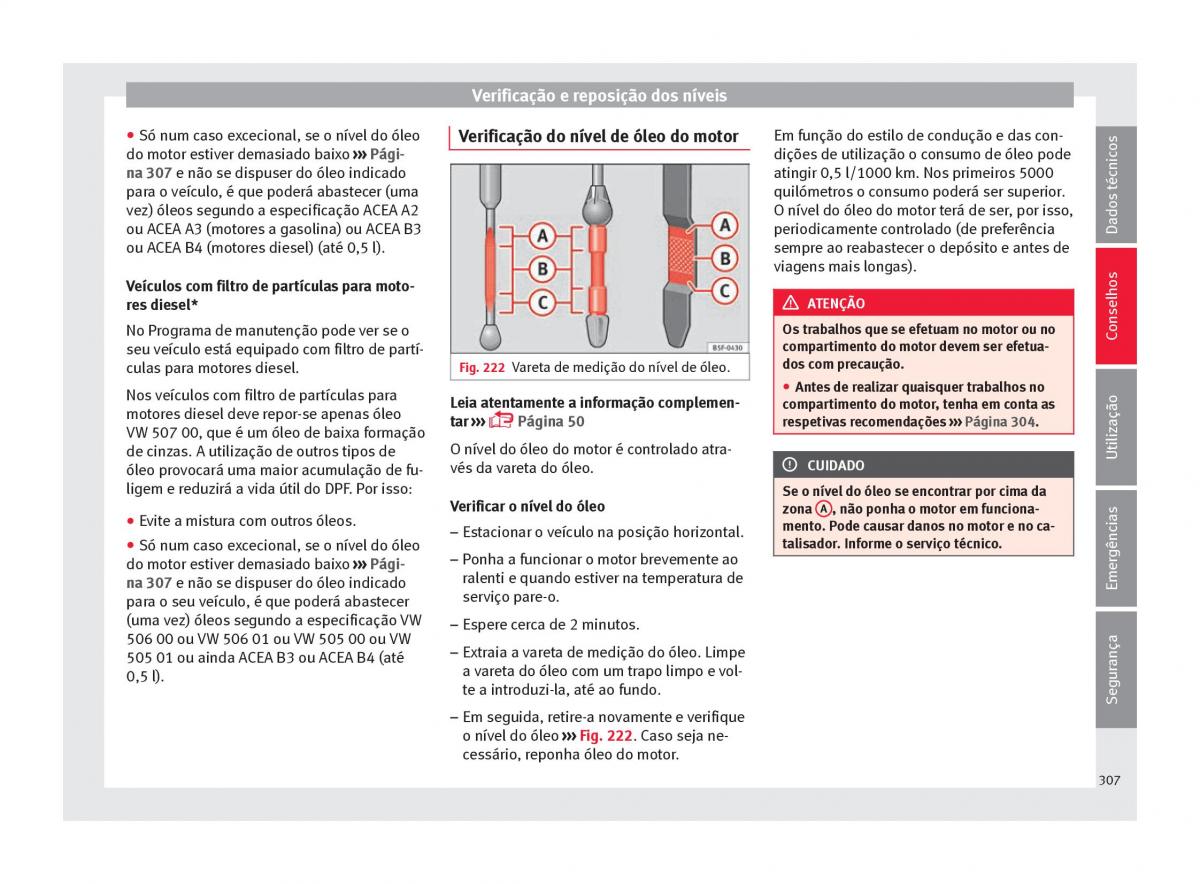 Seat Ateca manual del propietario / page 309