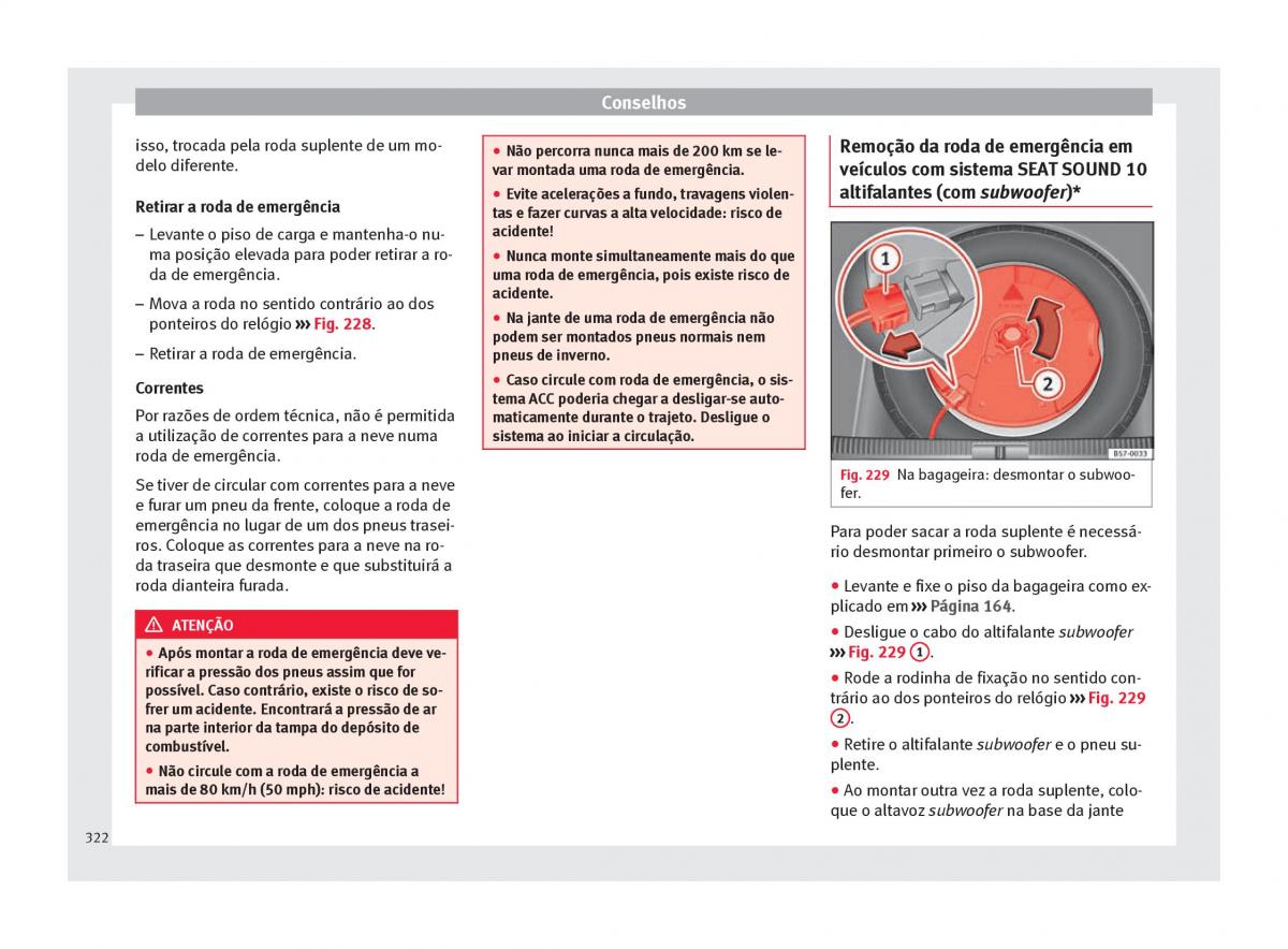 Seat Ateca manual del propietario / page 324