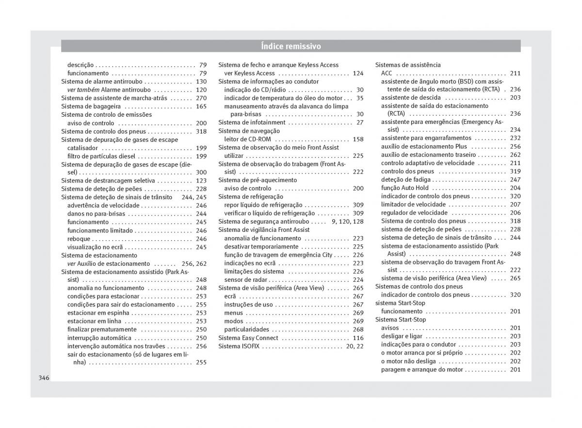 Seat Ateca manual del propietario / page 348