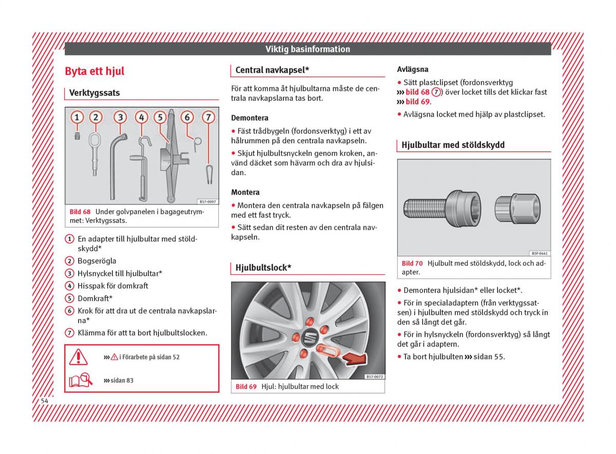 Seat Ateca instruktionsbok / page 56