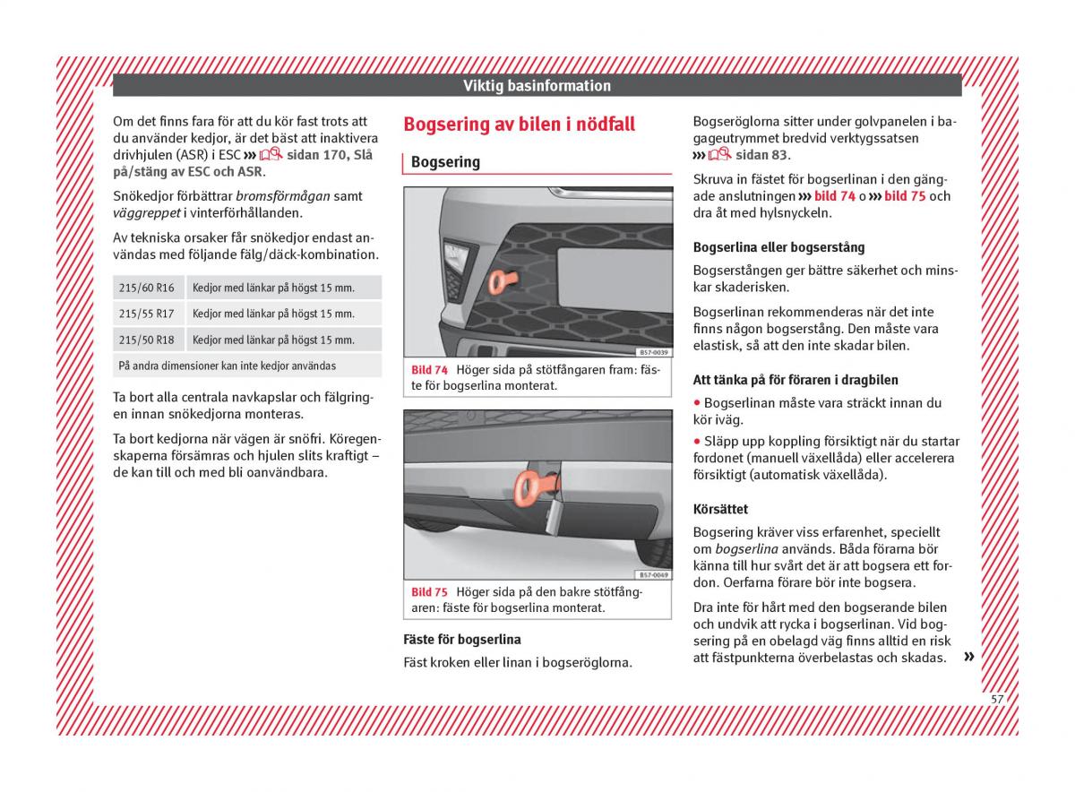 Seat Ateca instruktionsbok / page 59