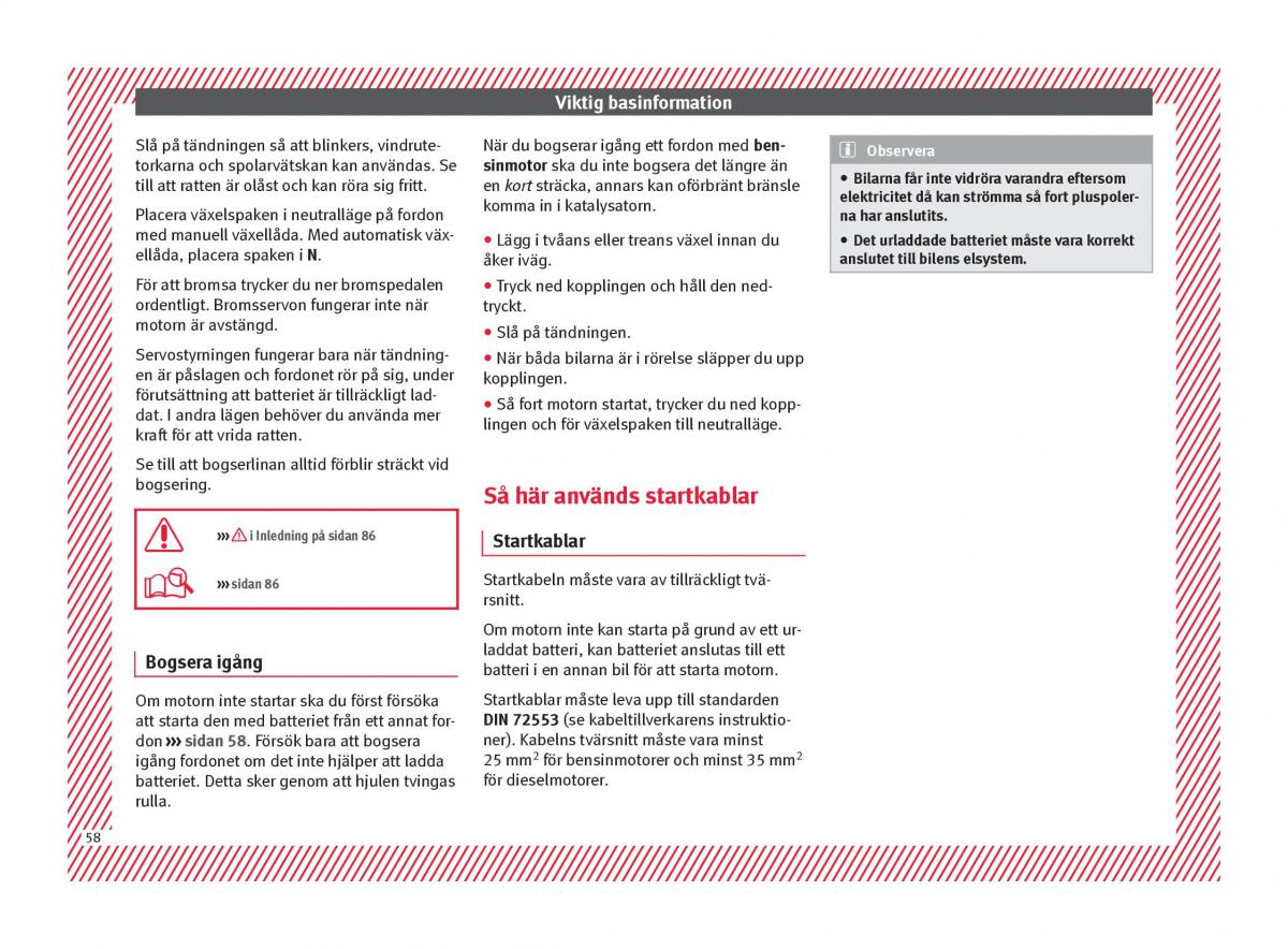 Seat Ateca instruktionsbok / page 60