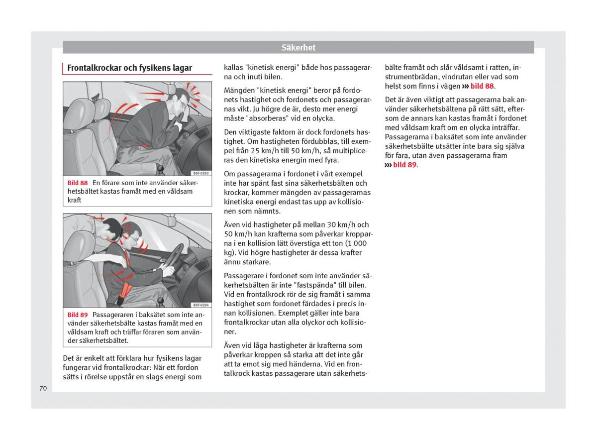 Seat Ateca instruktionsbok / page 72