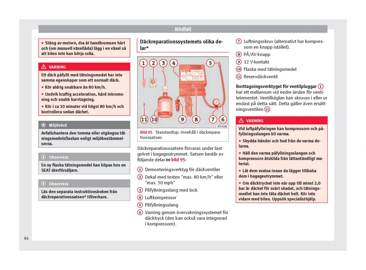 Seat Ateca instruktionsbok / page 86