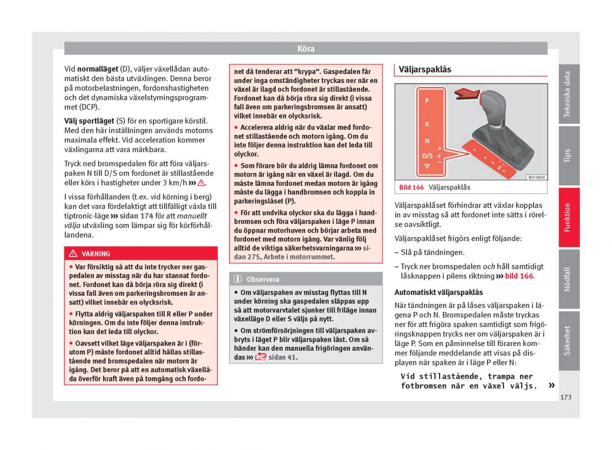 Seat Ateca instruktionsbok / page 175