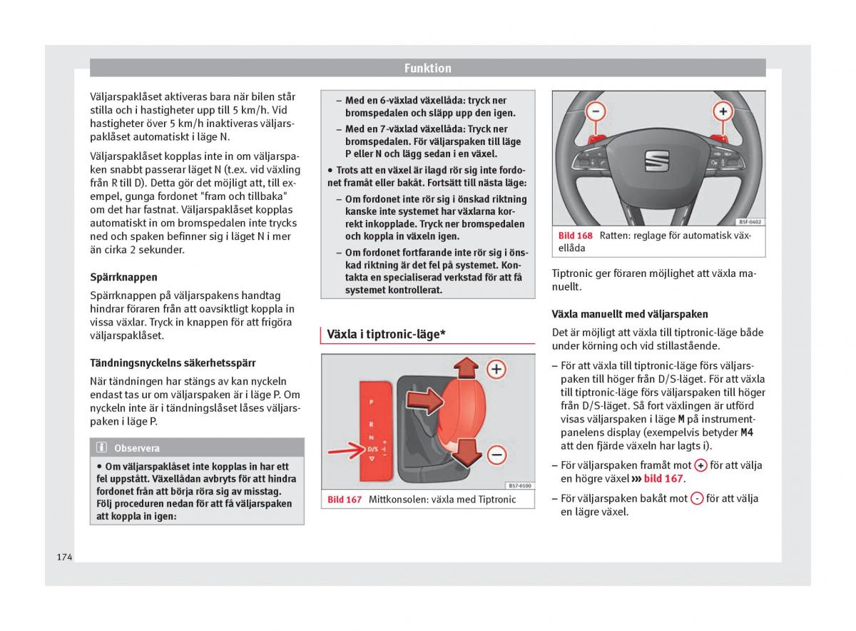 Seat Ateca instruktionsbok / page 176